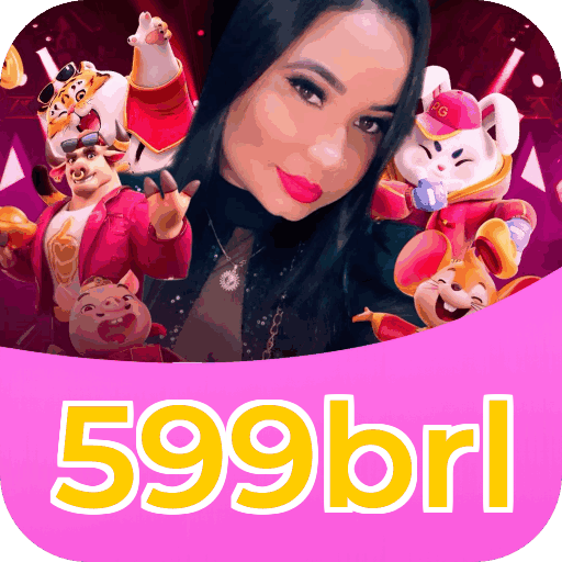 Interface do aplicativo 599brl mostrando jogos disponíveis no iOS e Android